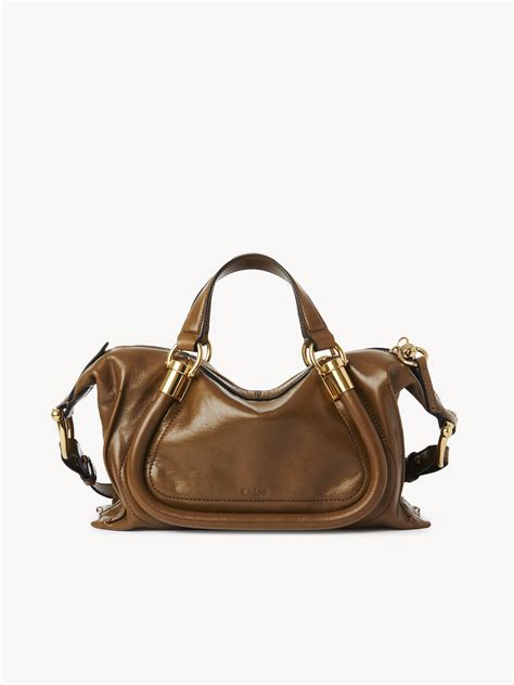 chloe mini paraty|Mini Paraty 24 bag in shiny leather .